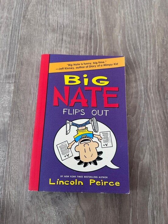 Other - Big Nate Flips Out by Lincoln Peirce - Purple & Red Cover